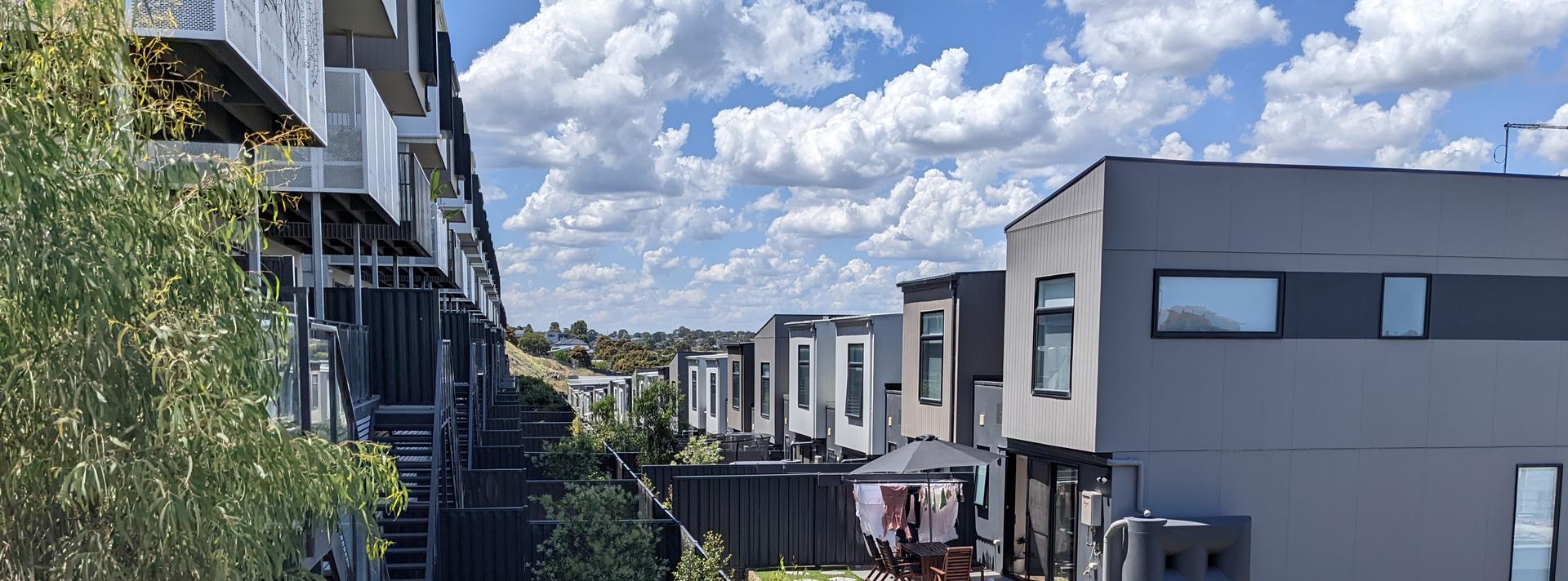 New housing development at Sunshine North