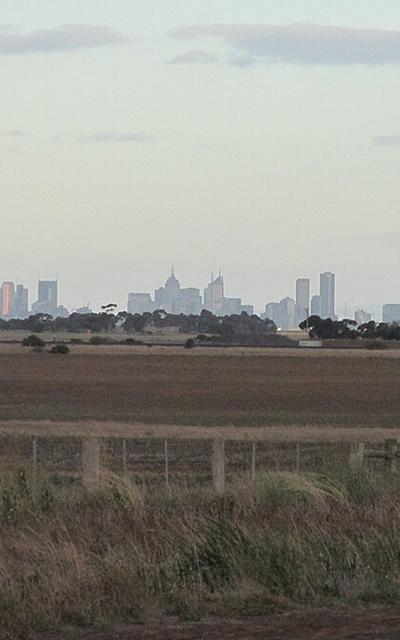 View from train near Tarneit Station