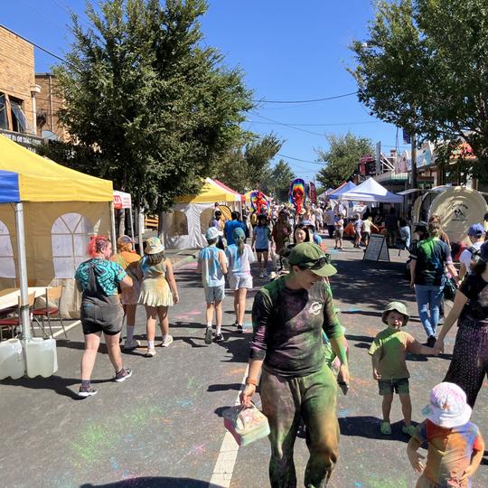 Holi Festival in Barkly Village, West Footscray